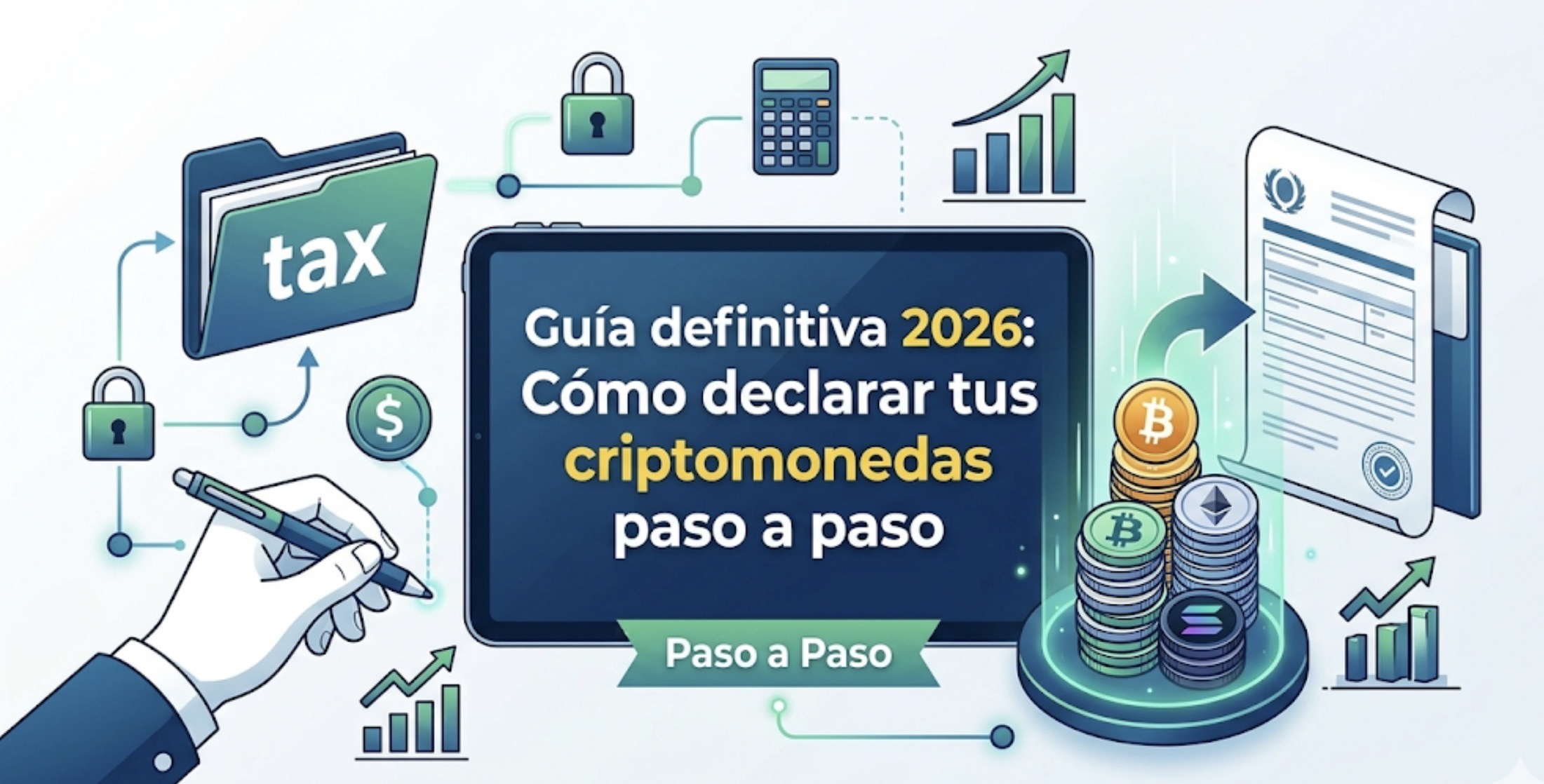 Guía definitiva 2026: Cómo declarar tus criptomonedas paso a paso