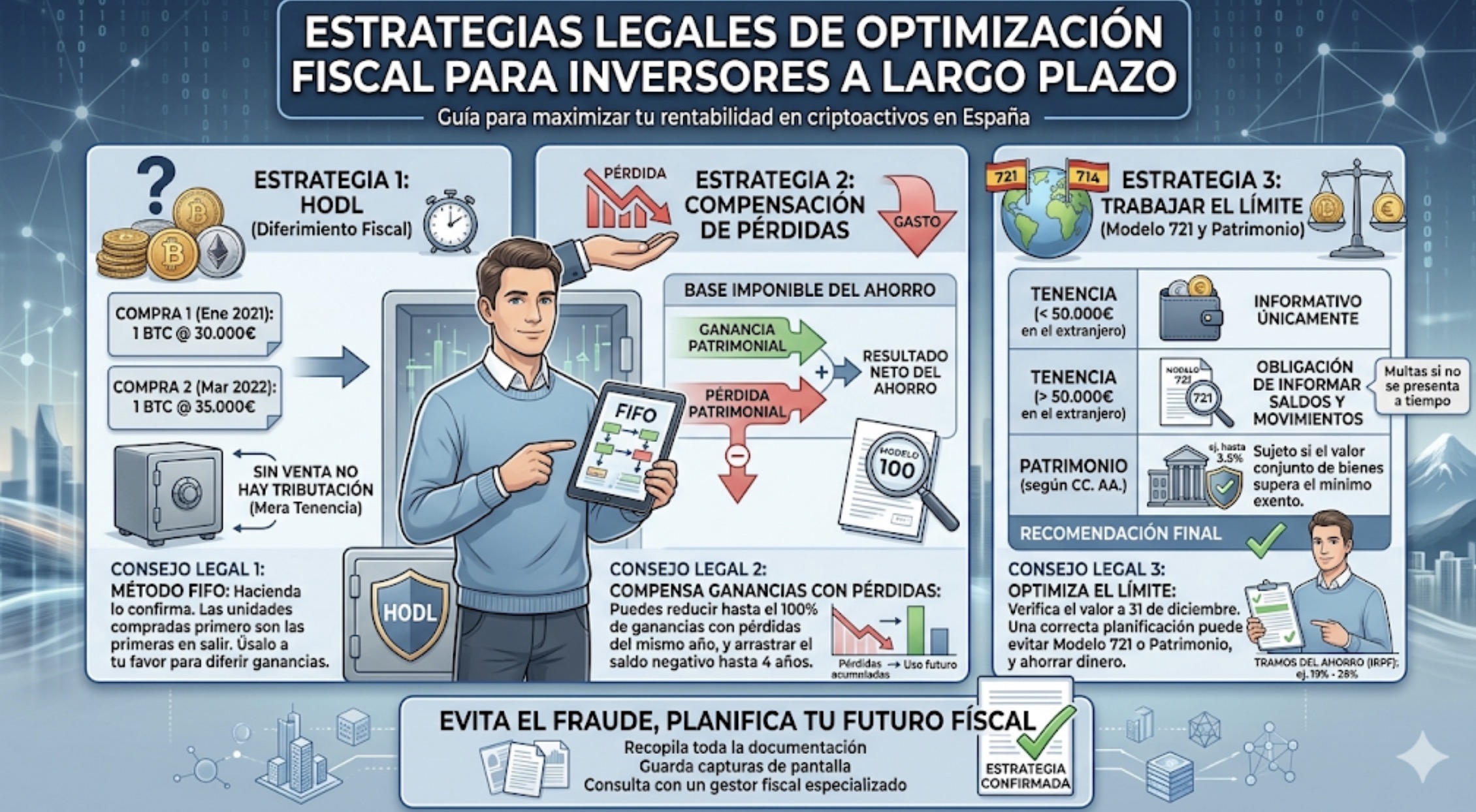 Estrategias legales de optimización fiscal para inversores a largo plazo