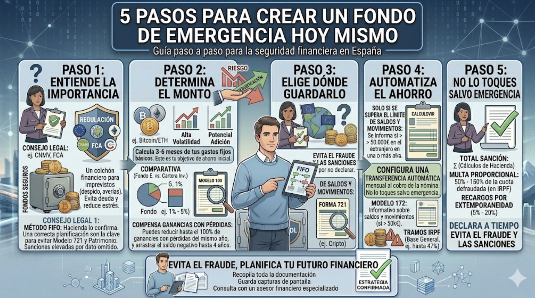 5 pasos para crear un fondo de emergencia hoy mismo